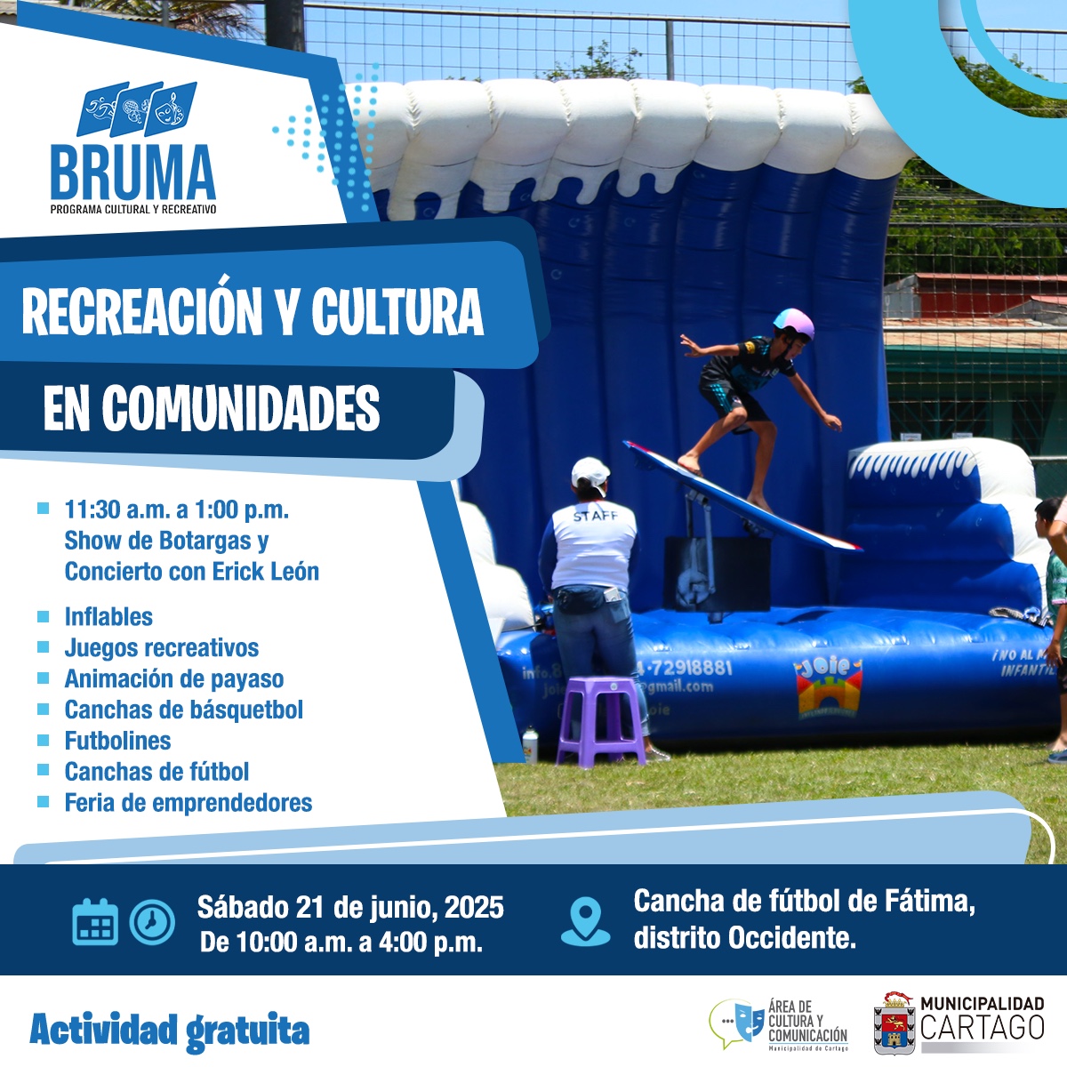 Programa: Bruma, recreación y cultura en comunidades