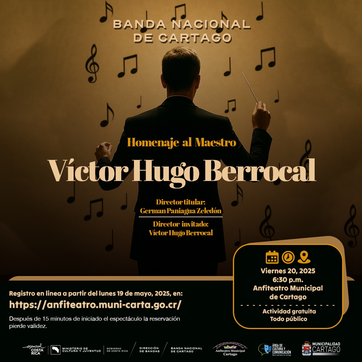Homenaje al maestro Víctor Hugo Berrocal