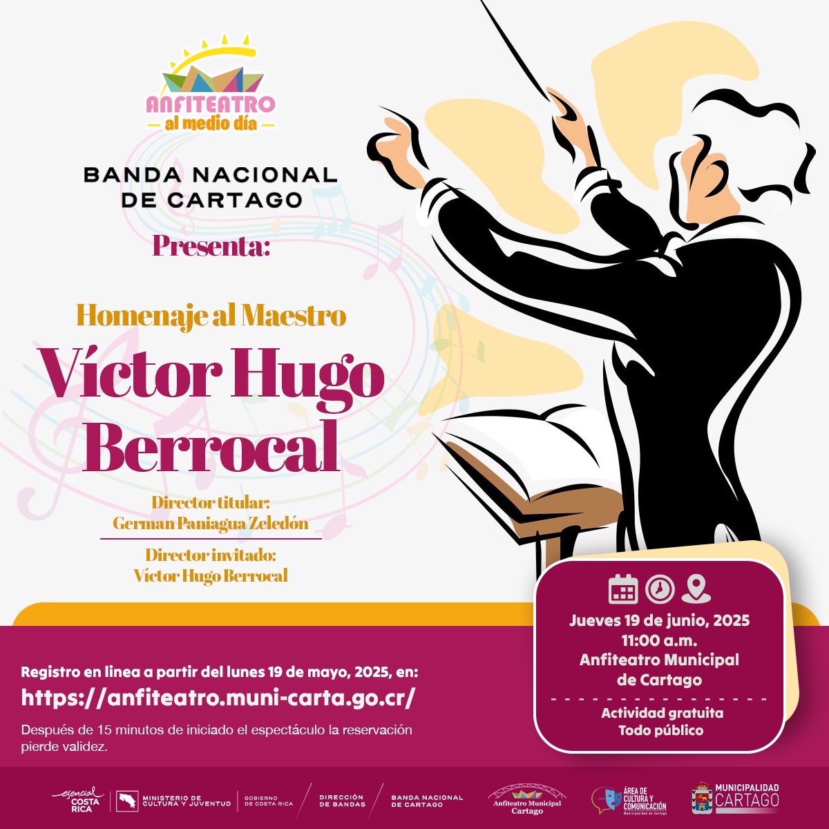 Homenaje al maestro Víctor Hugo Berrocal