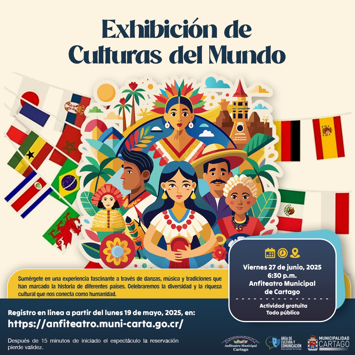Espectáculo: » Exhibición de Culturas del Mundo»