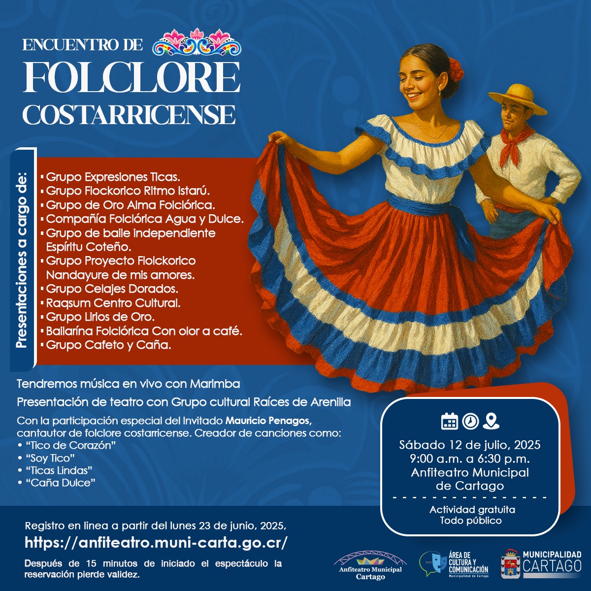 Encuentro Folclore Costarricense