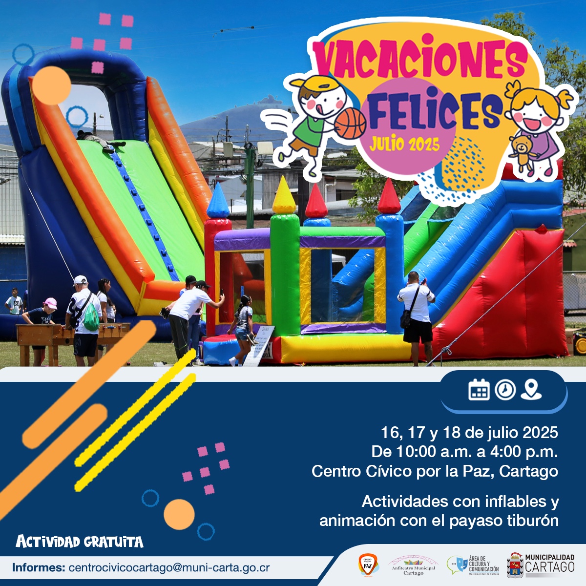 Vacaciones Felices, Julio 2025