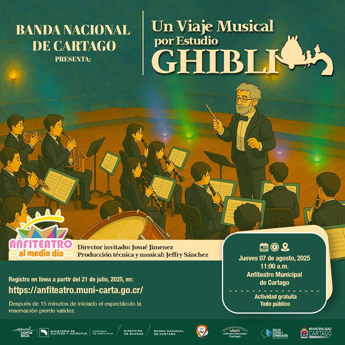 Concierto “Un Viaje Musical por Estudio Ghibli”