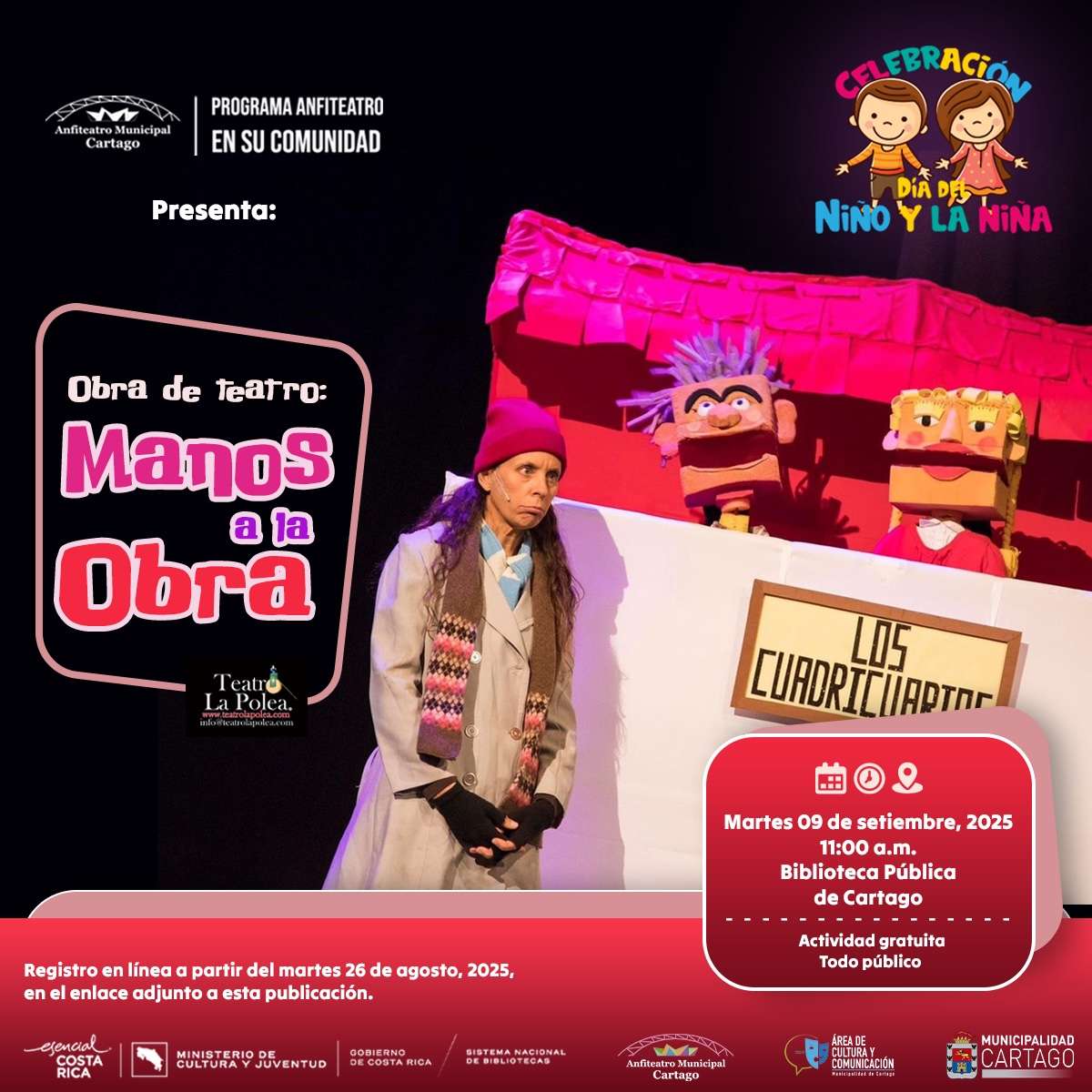 Obra de Teatro: Manos a la Obra