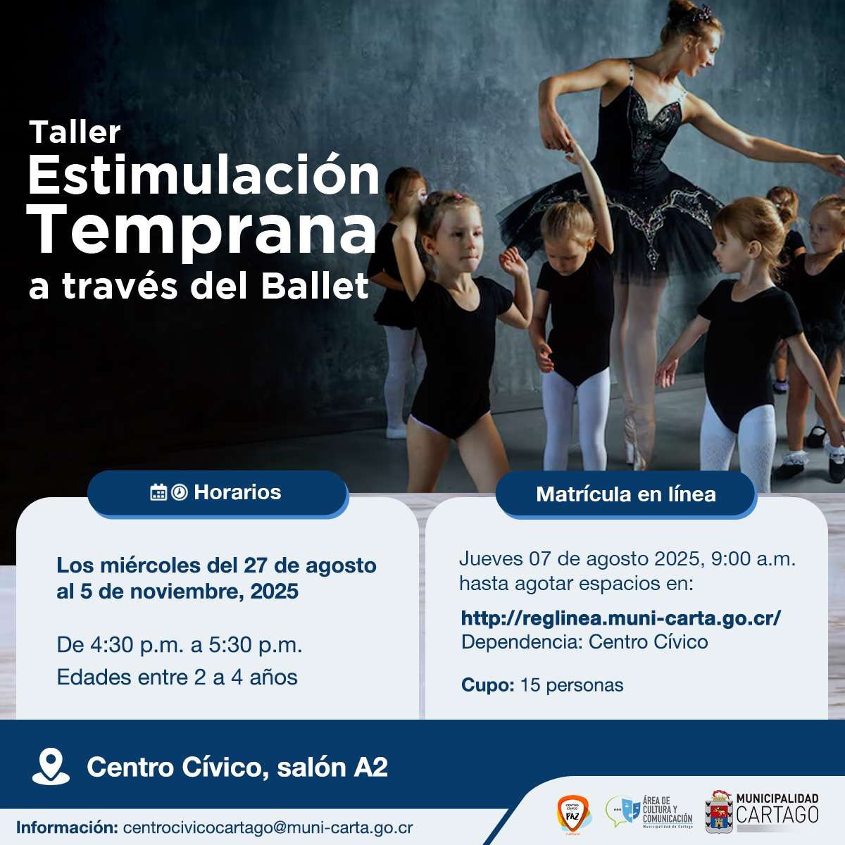 Taller Estimulación Temprana a través del Ballet
