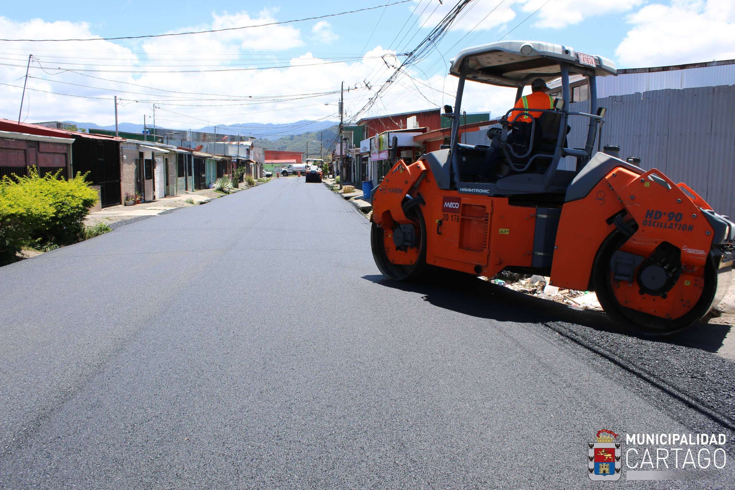 Municipalidad de Cartago finaliza obras viales en Manuel de Jesús Jiménez